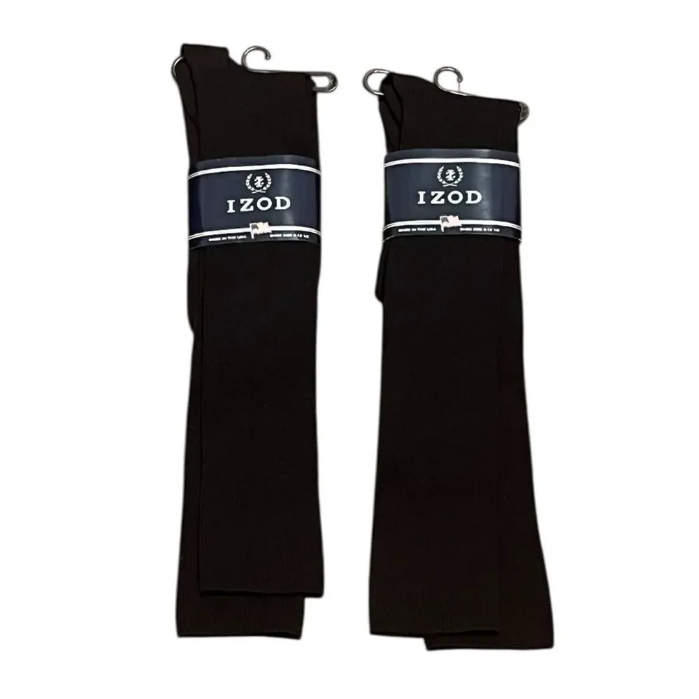 IZOD Men's Classic Black‎ Dress Socks